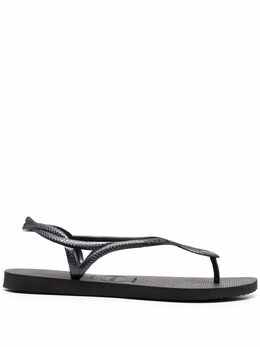 Havaianas: Чёрные сандалии 