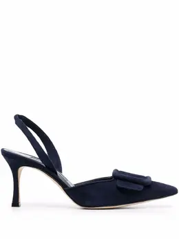 Manolo Blahnik: Синие туфли  Maysale