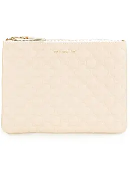 Comme Des Garçons Wallet: Белый клатч 
