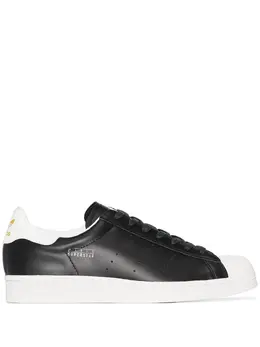 Adidas: Чёрные кроссовки  Superstar