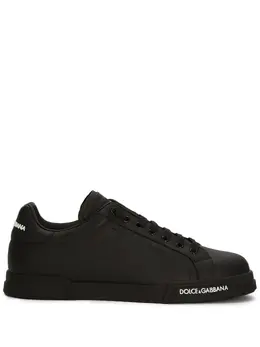 Dolce & Gabbana: Чёрные кроссовки 