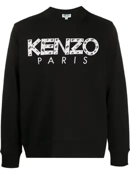 Kenzo: Чёрный свитшот 