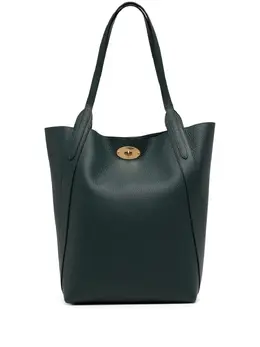 Mulberry: Зелёная сумка-шоппер  Bayswater