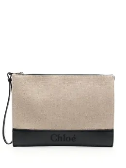 Chloé: Чёрный клатч 