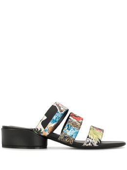 Salvatore Ferragamo: Многоцветные сандалии 