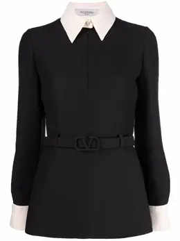 Valentino: Чёрная рубашка 