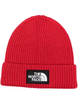 The North Face: Красная шапка  Logo