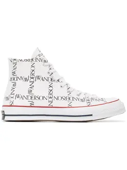 Converse: Белые кроссовки 