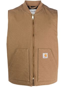 Carhartt WIP: Коричневый жилет 