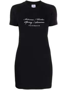 VETEMENTS: Футболка с принтом 