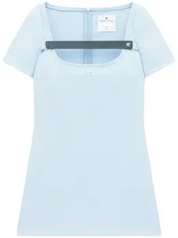Courrèges: Голубое платье 