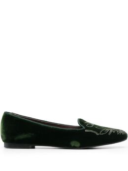 10 CORSO COMO: Тёмные балетки 