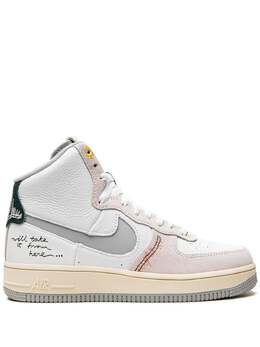 Nike: Белые кроссовки  Air Force 1 High