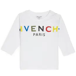 Givenchy Kids: Белая футболка