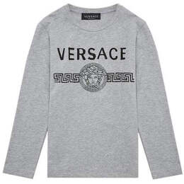 Versace Kids: Хлопковая футболка