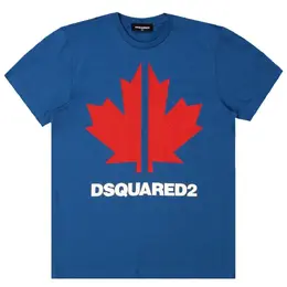 Dsquared2 Kids: Голубая футболка