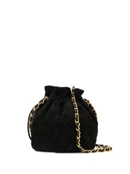 Chanel Pre-Owned: Чёрная сумка 