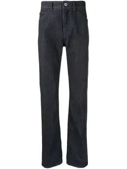 Salvatore Ferragamo: Прямые джинсы  Gancini