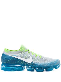 Nike: Голубые кроссовки  Air Vapormax Flyknit