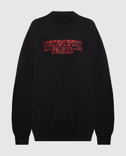 Vetements: Чёрный свитер 