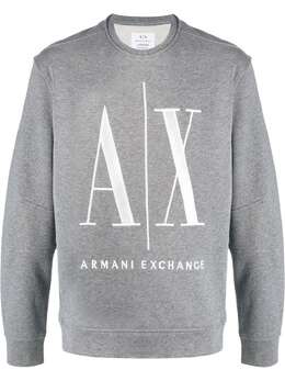 Armani Exchange: Светлый свитшот 