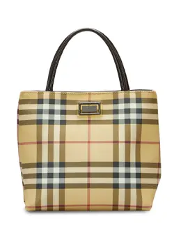 Burberry Pre-Owned: Бежевая сумка