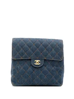 CHANEL Pre-Owned: Голубой рюкзак