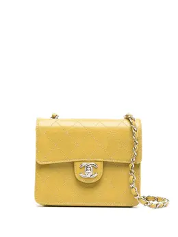CHANEL Pre-Owned: Жёлтая сумка 