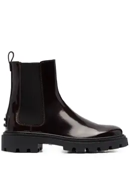 Tod's: Красные ботинки 