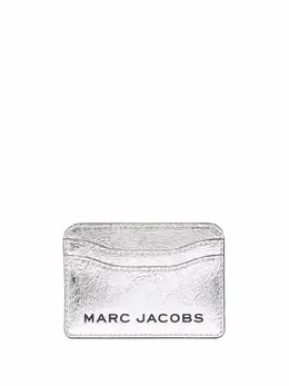 Marc Jacobs: Серебристый картхолдер The Metallic Bold