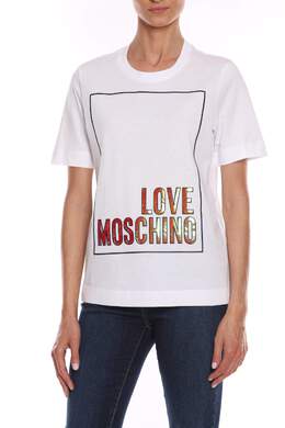 Love Moschino: Белый топ