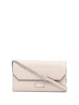 Lancel: Светлая сумка через плечо 