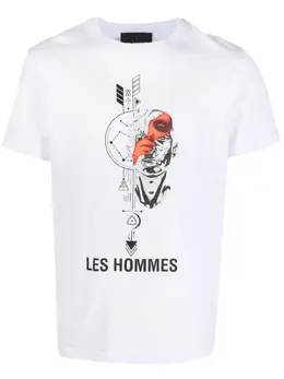 LES HOMMES: Футболка с принтом 