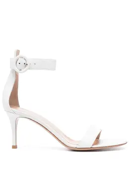 Gianvito Rossi: Белые сандалии  Portofino