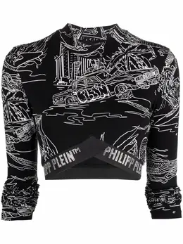 Philipp Plein: Чёрный топ 