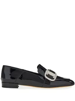 Salvatore Ferragamo: Чёрные лоферы  Vara Chain