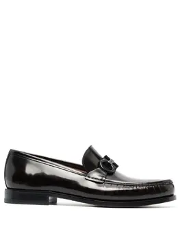 Salvatore Ferragamo: Коричневые туфли  Gancini