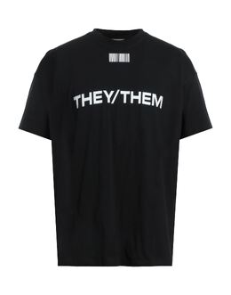 VETEMENTS: Футболка с принтом 