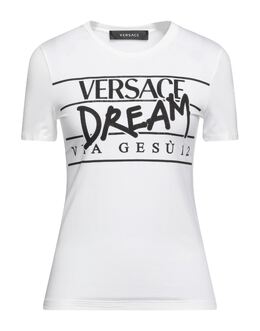 VERSACE: Футболка с принтом 