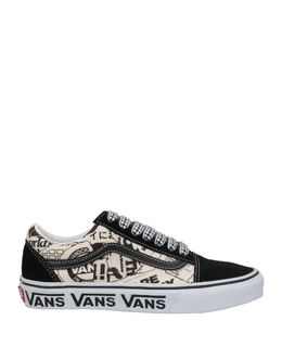 VANS: Чёрные кроссовки 