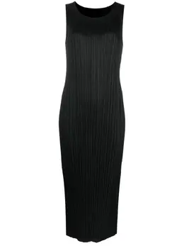Pleats Please Issey Miyake: Платье миди 