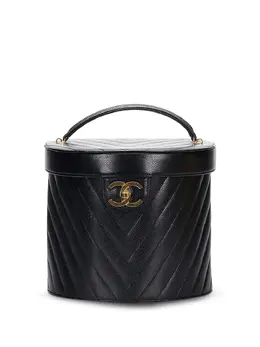 CHANEL Pre-Owned: Чёрная сумка 