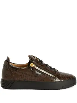 Giuseppe Zanotti: Тёмные кроссовки  Frankie