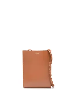 Jil Sander: Коричневая сумка  Tangle