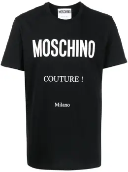 Moschino: Футболка с принтом