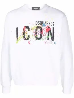 Dsquared2: Свитшот Icon с принтом