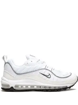 Nike: Белые кроссовки Air Max 98