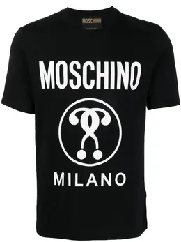 Moschino: Футболка с принтом