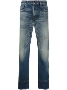 Saint Laurent: Прямые джинсы 