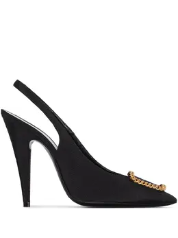 Saint Laurent: Чёрные туфли 